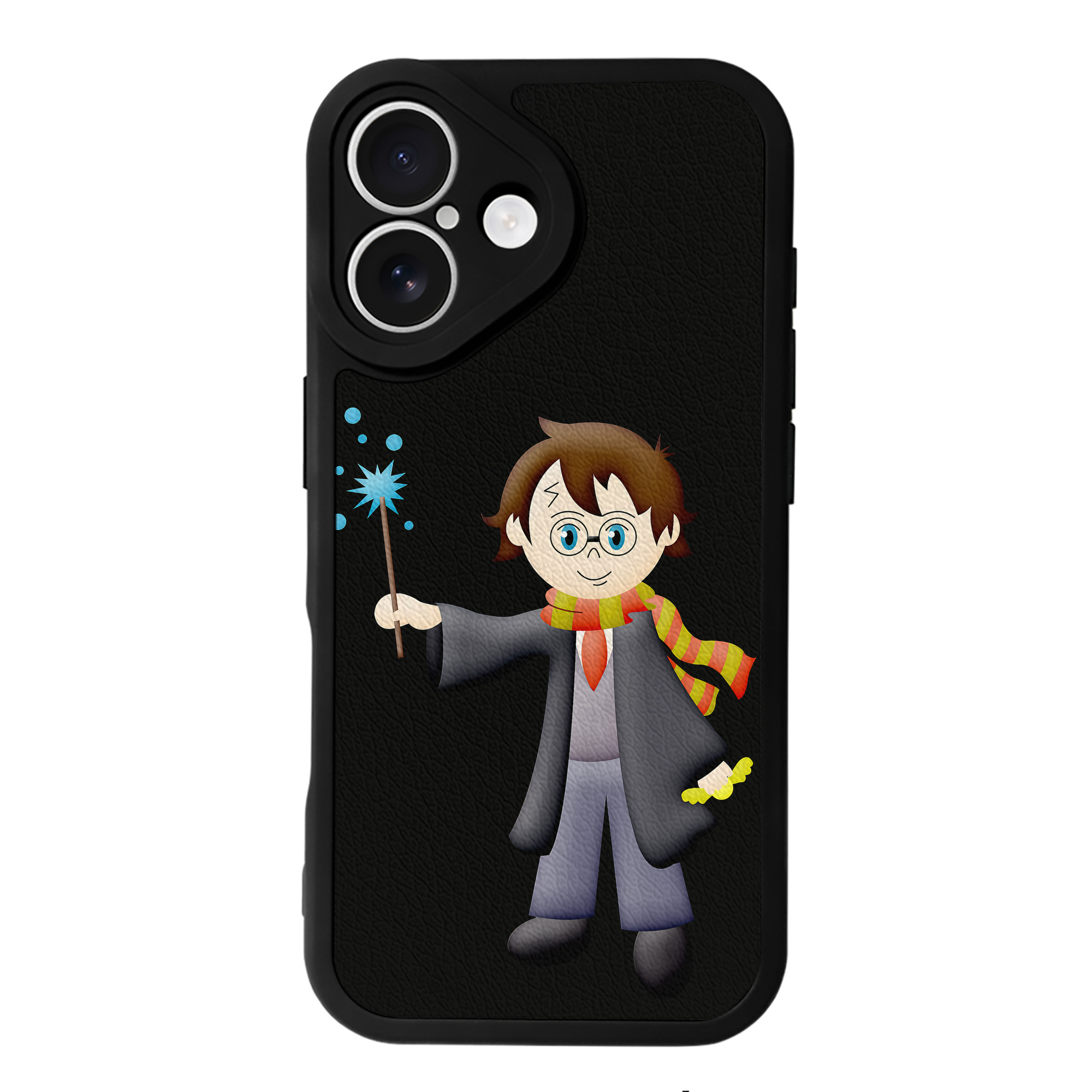 （画像用） Harry Potter ハリー・ポッターシリーズ 【iPhone 16シリーズ対応】シリコンスマホケース（レザー調） 材質：シリコン
